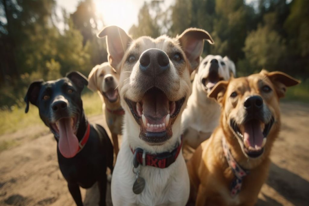 cães de raça mista